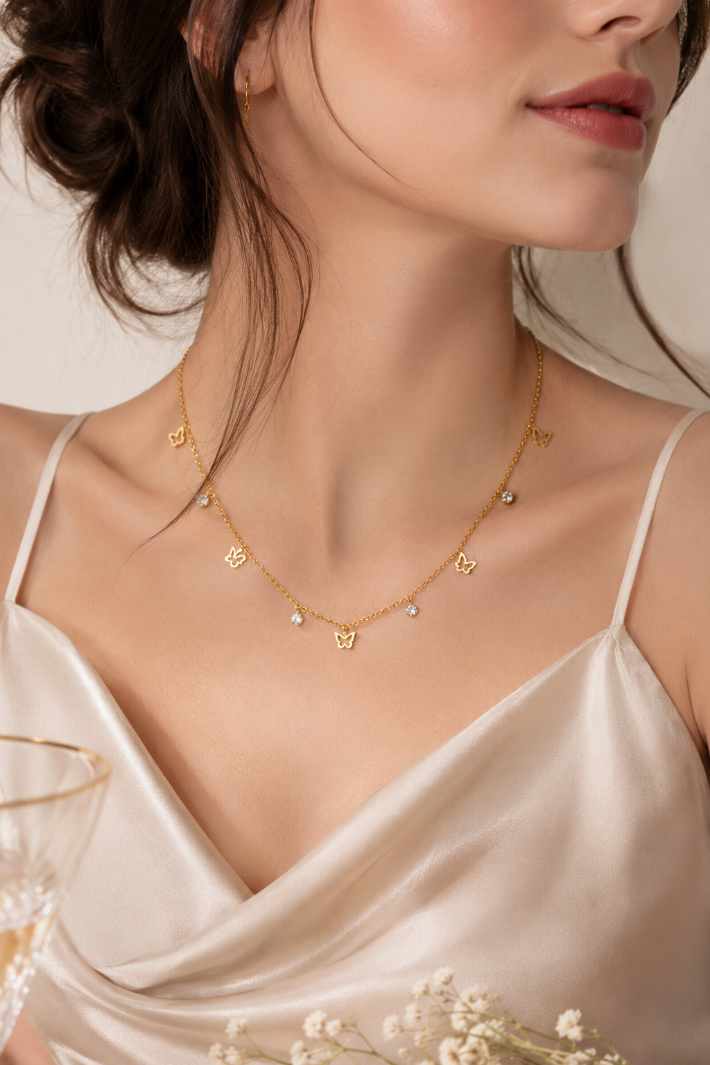 Butterfly charm Necklace