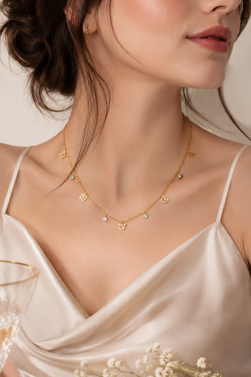 Butterfly charm Necklace