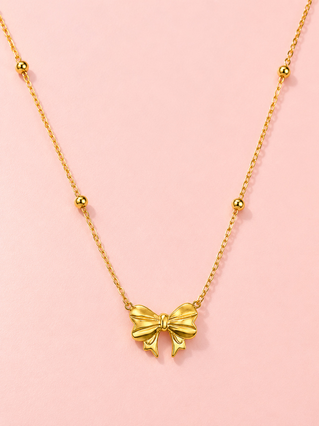 bow necklace