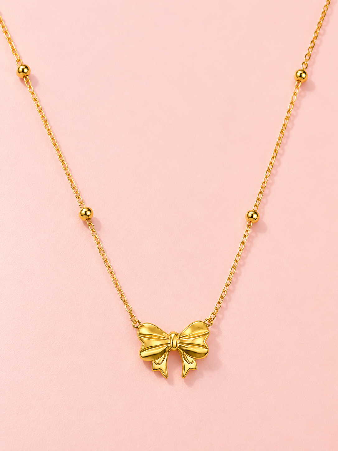 bow necklace